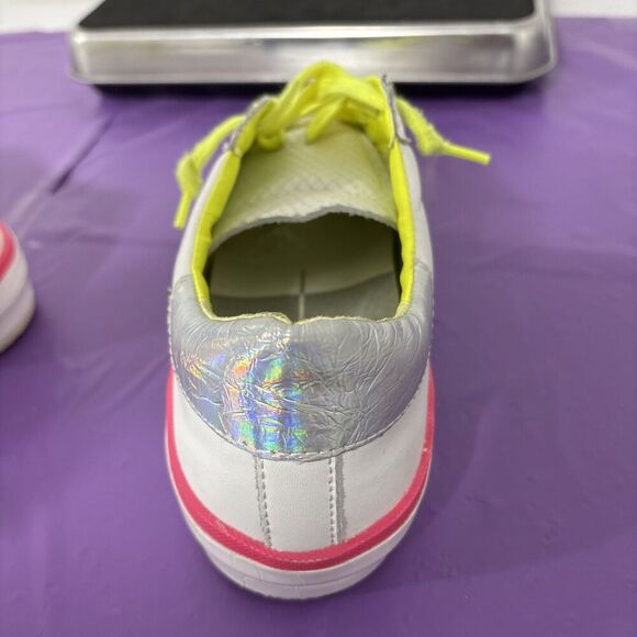 Dolce Vita Women's Zina Sneakers NEON MULTI LEATHER Sz 10 - Picture 7 of 13